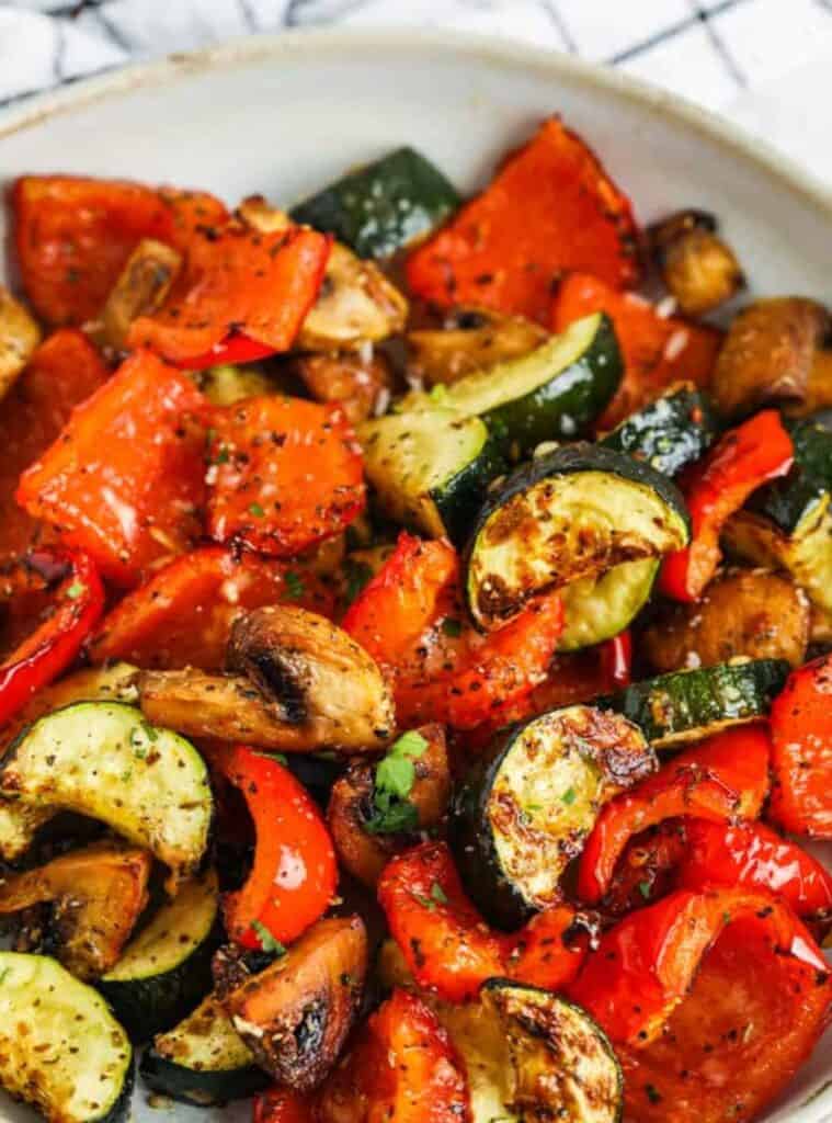 12 Crispy Air Fryer Veggies – Quick Healthy Delicious crispy veggies for list of dinner ideas