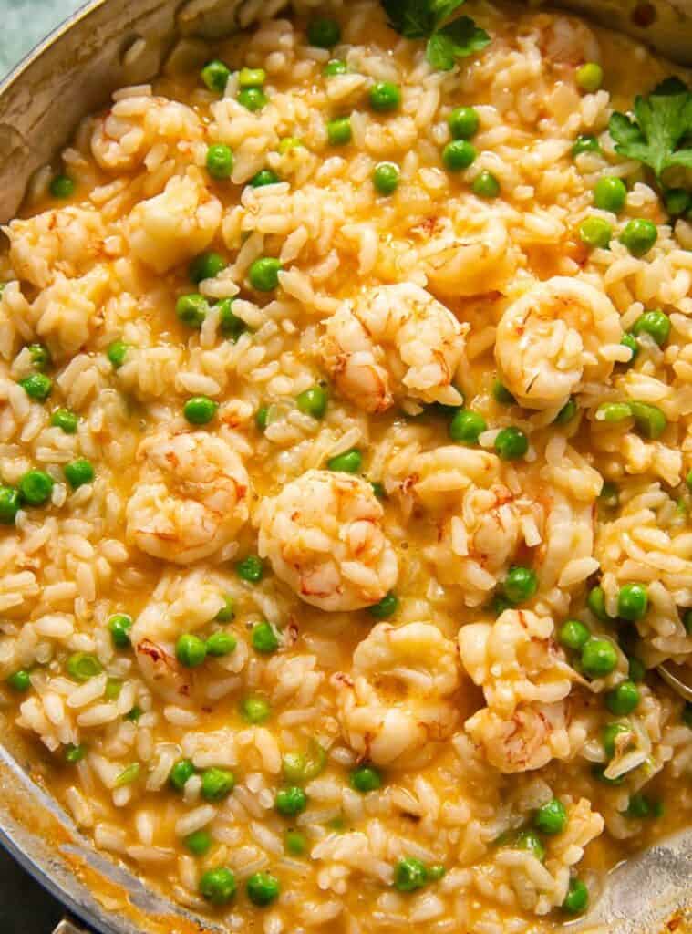 22 Creamy Prawn Risotto with Peas creamy risotto for christmas eve meals