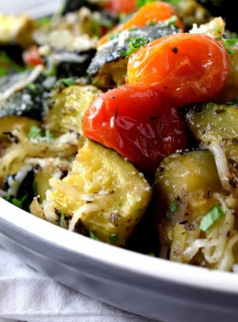 30 Roasted Italian Zucchini with Tomatoes Herbs roasted zucchini for easy christmas eve dinner ideas
