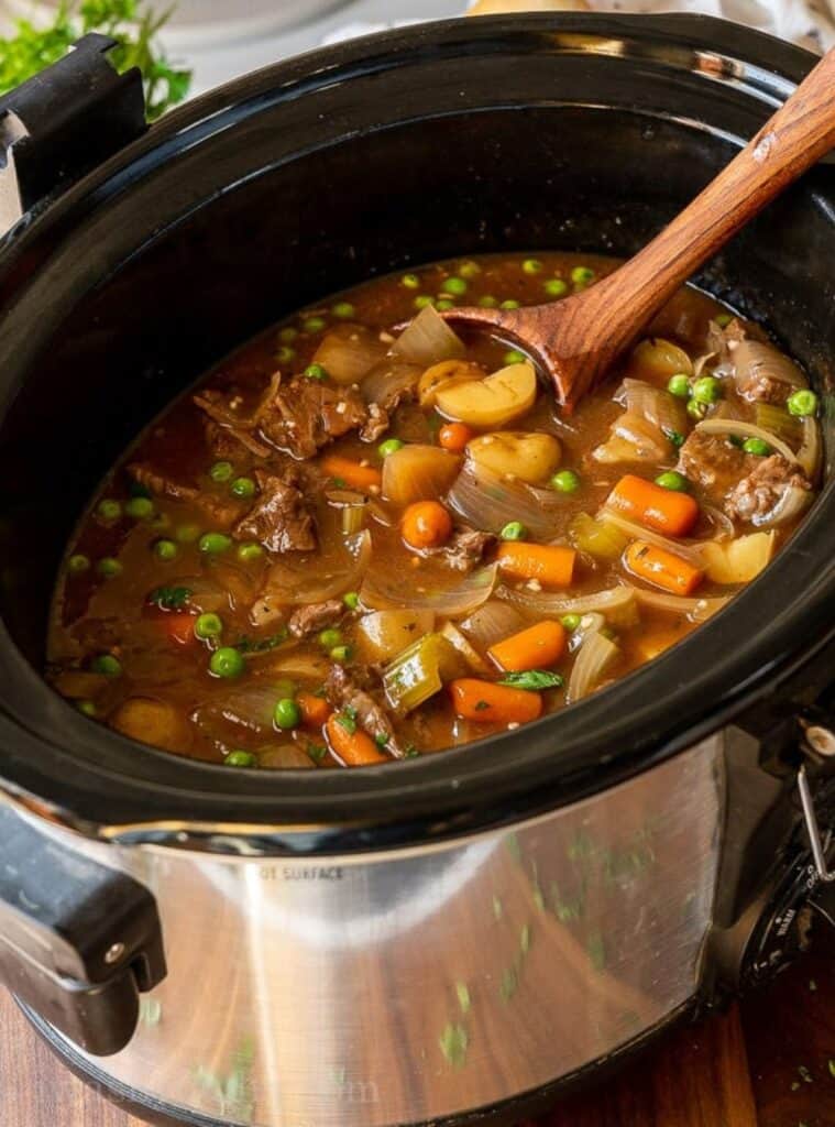 5 Easy Crockpot Beef Stew Recipe classic beef stew for cozy and easy christmas eve dinner ideas