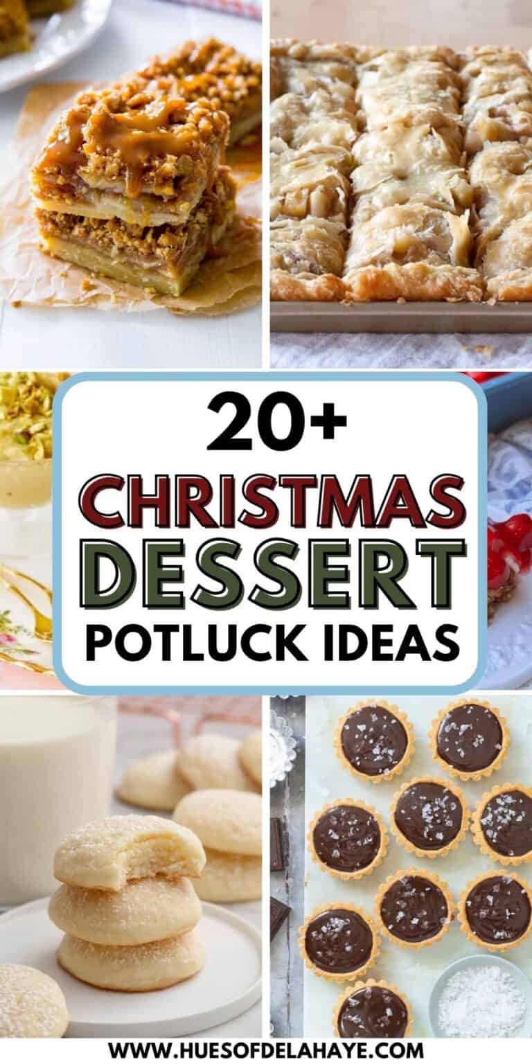 christmas dessert potluck ideas - featured image