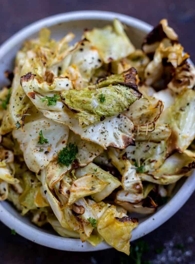 12 Easy Air Fryer Cabbage with Crispy Edges cabbage wedges with crispy edges