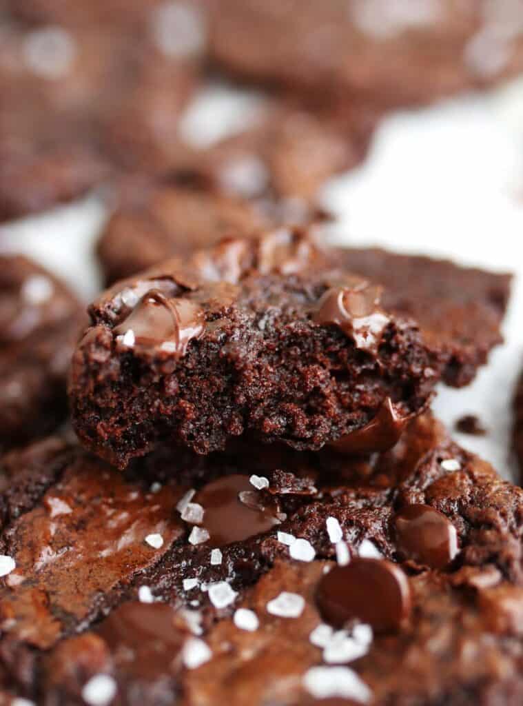 16 Fudgy Vegan Brownie Cookies rich brownie-style vegan cookies