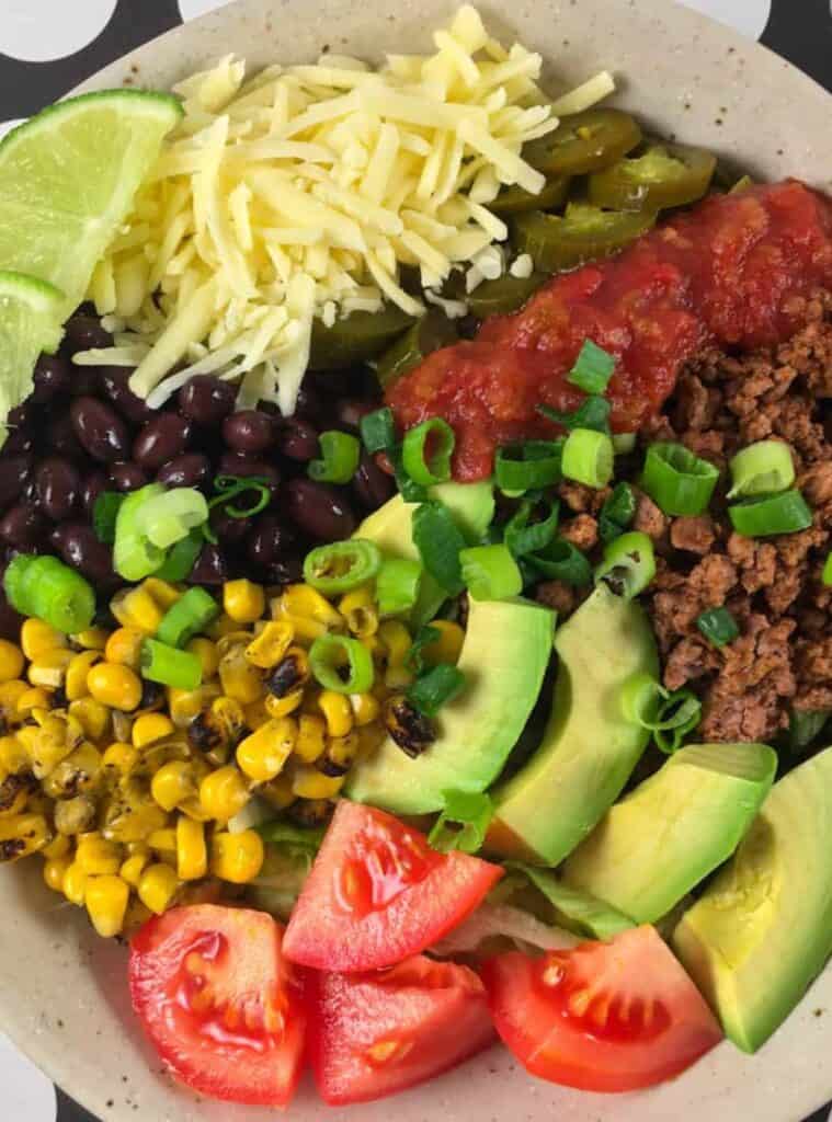 20 High Protein Air Fryer Ground Beef Dinner seasoned ground beef cooked in the air fryer